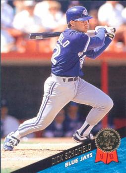 1993 Leaf #382 Dick Schofield Front