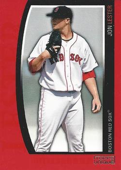 2009 Topps Unique - Red #14 Jon Lester Front