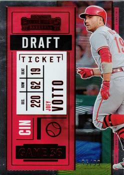 2020 Panini Contenders - Draft Ticket Red #27 Joey Votto Front
