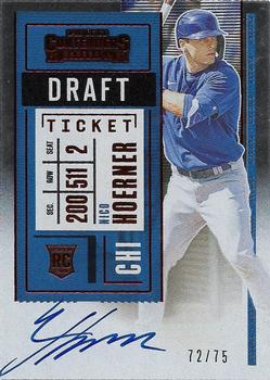 2020 Panini Contenders - Draft Ticket Red #117 Nico Hoerner Front