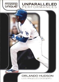 2009 Topps Unique - Unparalleled Performances #UP05 Orlando Hudson Front