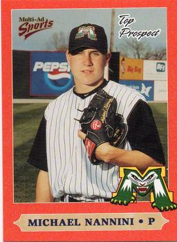 1999 Multi-Ad Midwest League Top Prospects #17 Michael Nannini Front