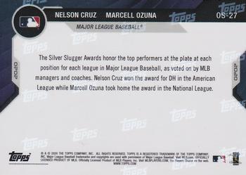 2020-21 Topps Now Off-Season - Red #OS-27 Nelson Cruz / Marcell Ozuna Back