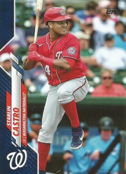 2020 Topps Update - Royal Blue #U-5 Starlin Castro Front