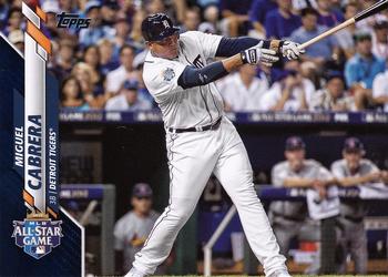 2020 Topps Update - Royal Blue #U-55 Miguel Cabrera Front