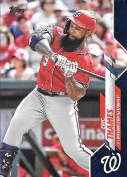 2020 Topps Update - Royal Blue #U-107 Eric Thames Front