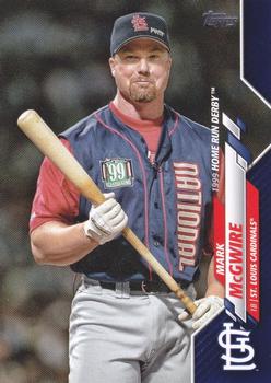 2020 Topps Update - Royal Blue #U-110 Mark McGwire Front