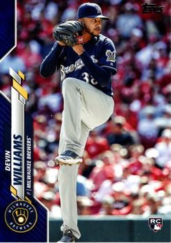 2020 Topps Update - Royal Blue #U-113 Devin Williams Front