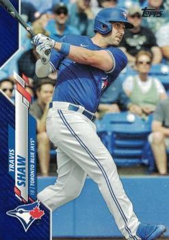 2020 Topps Update - Royal Blue #U-170 Travis Shaw Front