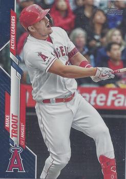 2020 Topps Update - Royal Blue #U-243 Mike Trout Front
