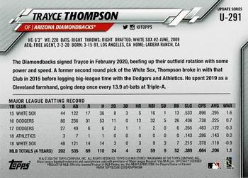 2020 Topps Update - Royal Blue #U-291 Trayce Thompson Back