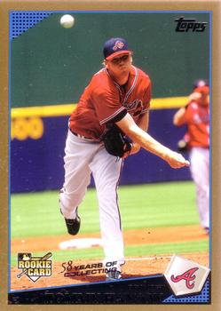 2009 Topps Updates & Highlights - Gold #UH10 Tommy Hanson Front