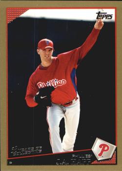 2009 Topps Updates & Highlights - Gold #UH30 J.A. Happ Front