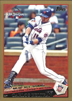 2009 Topps Updates & Highlights - Gold #UH47 Carlos Beltran Front