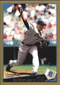 2009 Topps Updates & Highlights - Gold #UH49 Edwin Jackson Front