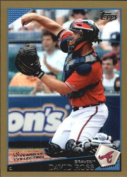 2009 Topps Updates & Highlights - Gold #UH59 David Ross Front