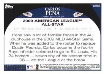 2009 Topps Updates & Highlights - Gold #UH86 Carlos Pena Back