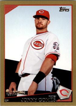 2009 Topps Updates & Highlights - Gold #UH106 Jonny Gomes Front