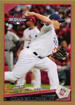 2009 Topps Updates & Highlights - Gold #UH159 Chad Billingsley Front