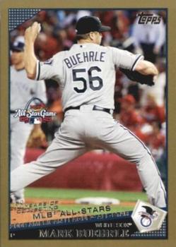 2009 Topps Updates & Highlights - Gold #UH182 Mark Buehrle Front