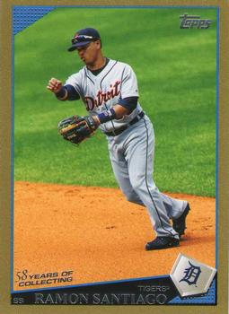 2009 Topps Updates & Highlights - Gold #UH233 Ramon Santiago Front