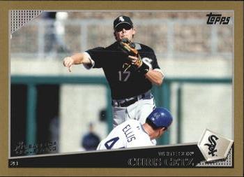 2009 Topps Updates & Highlights - Gold #UH268 Chris Getz Front