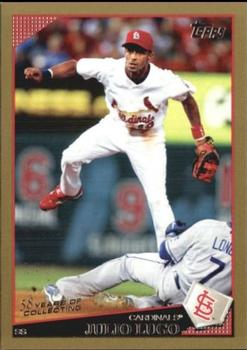 2009 Topps Updates & Highlights - Gold #UH327 Julio Lugo Front