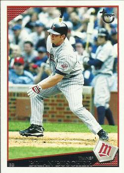 2009 Topps Updates & Highlights - Retro Gray Back #UH16 Brian Buscher Front