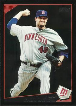 2009 Topps Updates & Highlights - Black #UH40 Carl Pavano Front