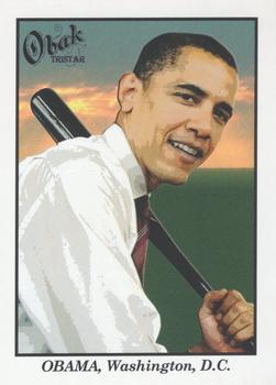 2009 TriStar Obak - Black #100c Barack Obama Front