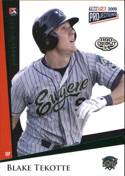 2009 TriStar PROjections - Green #78 Blake Tekotte Front