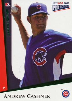 2009 TriStar PROjections - Green #114 Andrew Cashner Front