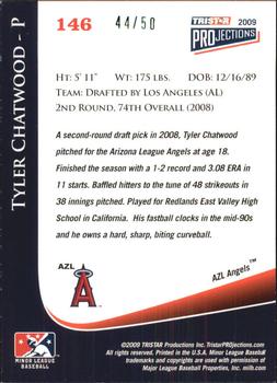 2009 TriStar PROjections - Green #146 Tyler Chatwood Back