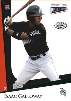 2009 TriStar PROjections - Green #240 Isaac Galloway Front