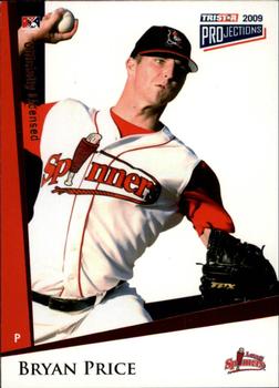 2009 TriStar PROjections - Orange #109 Bryan Price Front