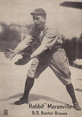 1917-20 M101-6 The Sporting News #NNO Rabbit Maranville Front
