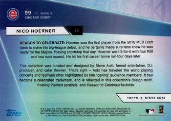 2020 Topps x Steve Aoki #99 Nico Hoerner Back