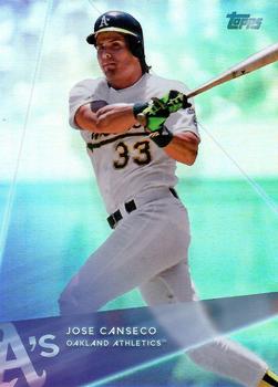 2020 Topps x Steve Aoki - Rainbow Foilboard #91 Jose Canseco Front