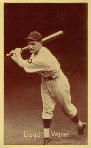 1934-36 Batter-Up (R318) Premiums 5x7 #NNO Lloyd Waner Front