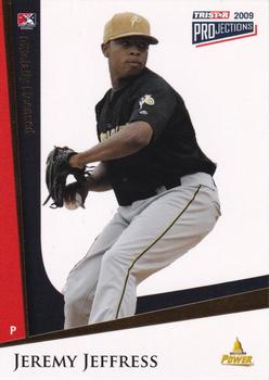2009 TriStar PROjections - Yellow #148 Jeremy Jeffress Front