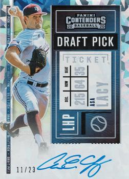 2020 Panini Contenders - Draft Pick Cracked Ice Ticket #DPT-AL Asa Lacy Front
