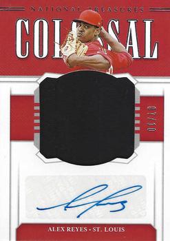 2020 Panini National Treasures - Colossal Material Signatures #CMS-AX Alex Reyes Front