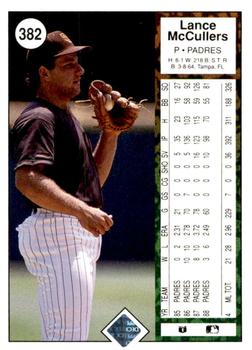2009 Upper Deck - 1989 20th Anniversary Buybacks #382 Lance McCullers Back