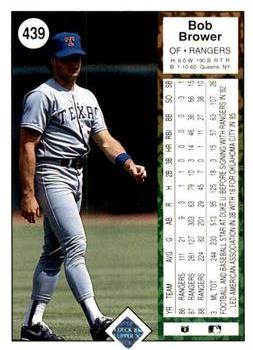 2009 Upper Deck - 1989 20th Anniversary Buybacks #439 Bob Brower Back