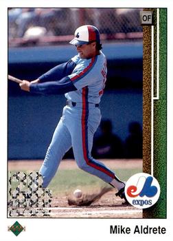 2009 Upper Deck - 1989 20th Anniversary Buybacks #738 Mike Aldrete Front