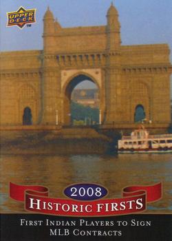 2009 Upper Deck - Historic Firsts #HF-6 First Indian Players to Sign MLB Contracts Front