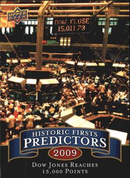 2009 Upper Deck - Historic Firsts Predictors #HP-3 Dow Jones Reaches 15,000 Points Front