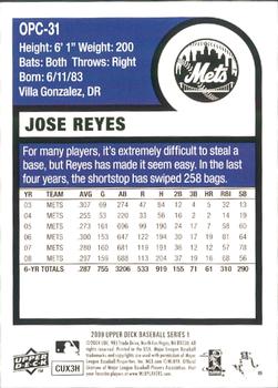 2009 Upper Deck - 1975 O-Pee-Chee Baseball #OPC-31 Jose Reyes Back