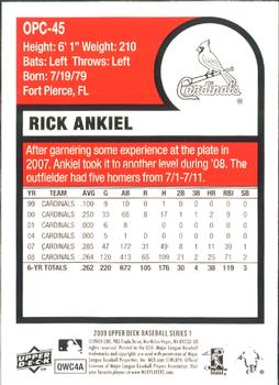 2009 Upper Deck - 1975 O-Pee-Chee Baseball #OPC-45 Rick Ankiel Back