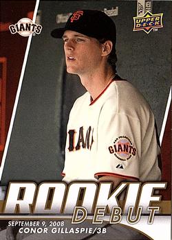 2009 Upper Deck - Rookie Debut #RD-CG Conor Gillaspie Front